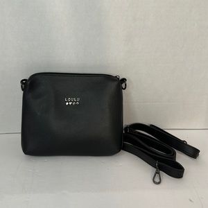 LOULU Black Crossbody/Makeup Bag